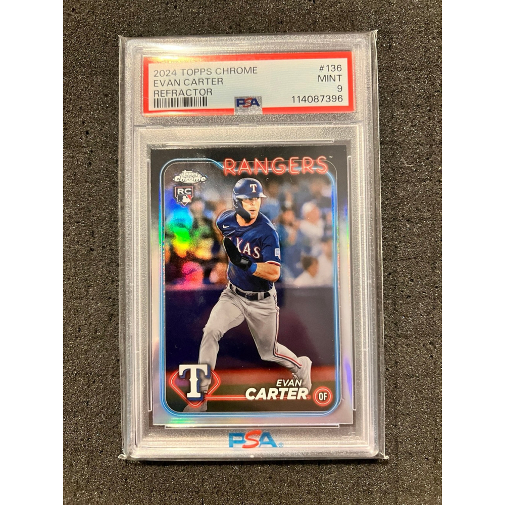 2024 TOPPS CHROME #136 EVAN CARTER
REFRACTOR